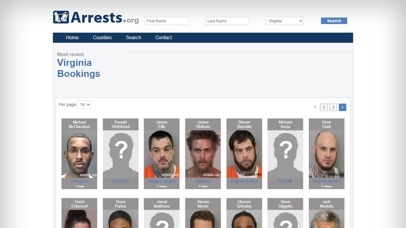 Virginia Arrests and Inmate Search